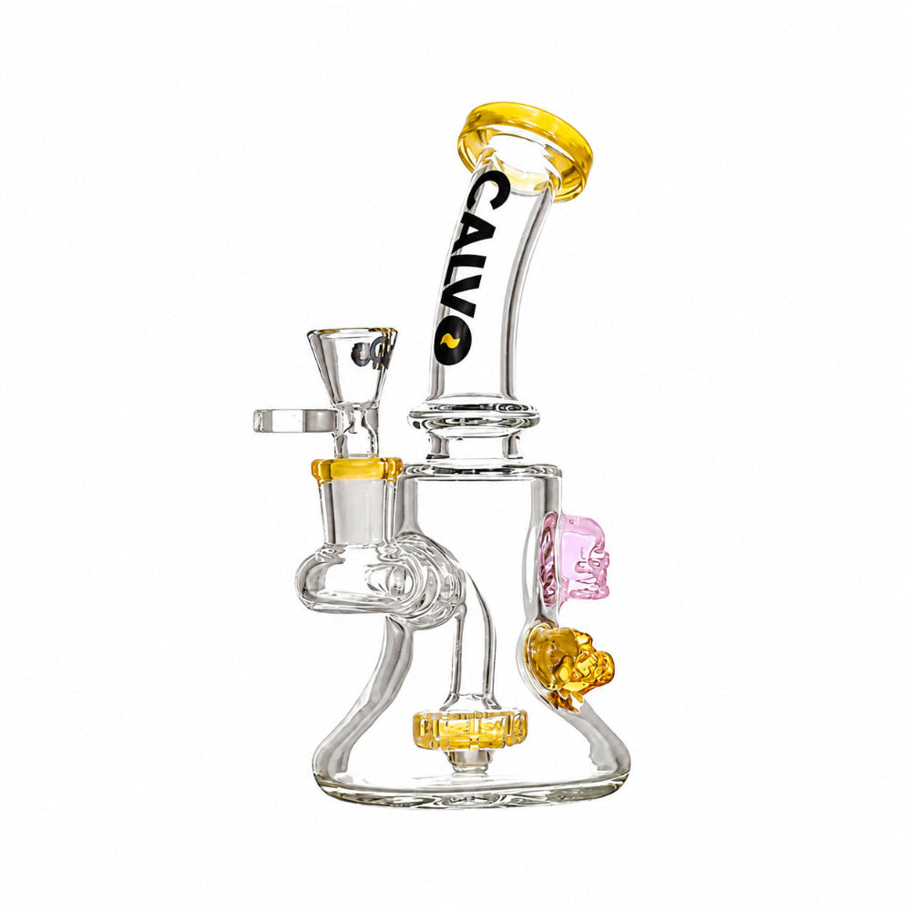 BONG CALAVERAS YELLOW 19CM - CALVO-1