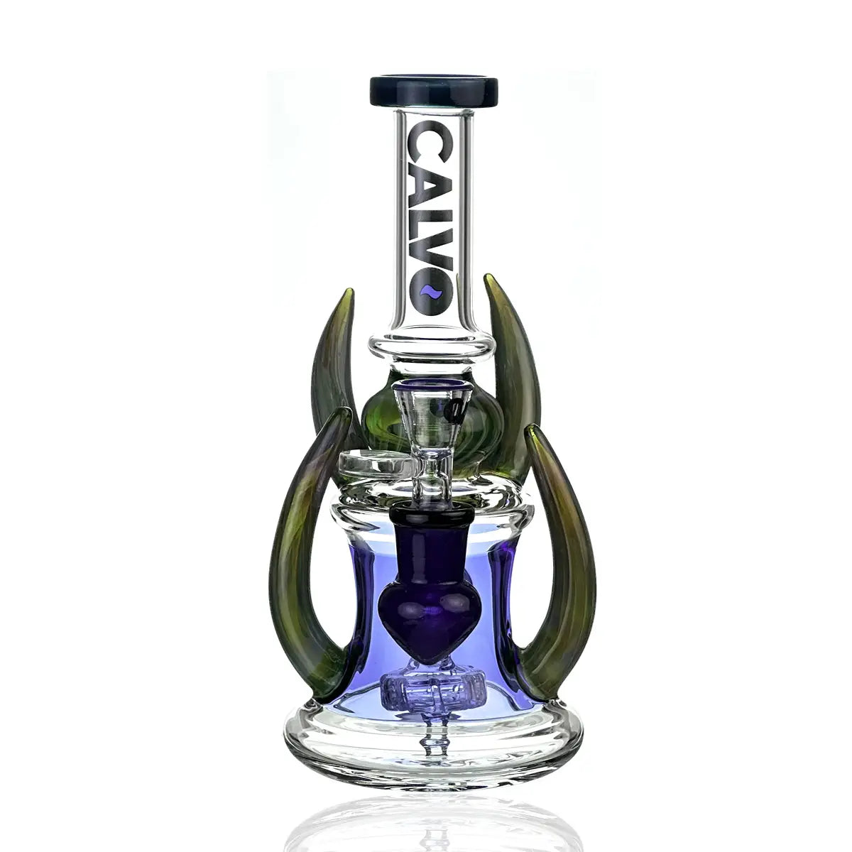 BONG FOUR HORN RIG BLUE - CALVO