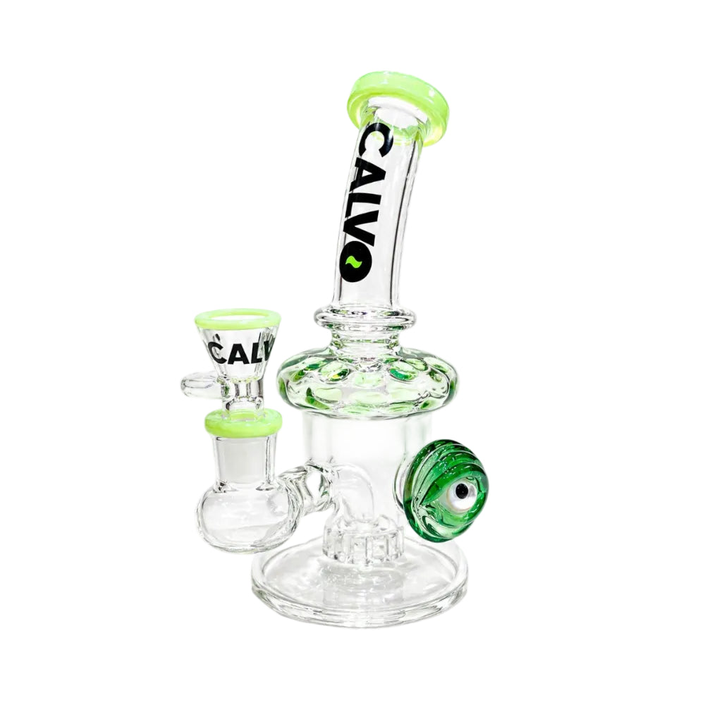 BONG DUAL EYE COLOR GREEN - CALVO