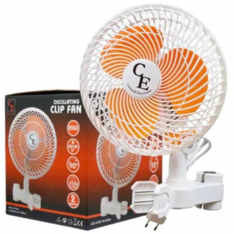 VENTILADOR DE PINZA OSCILANTE 20W - CORNWALL ELECTRONICS-2