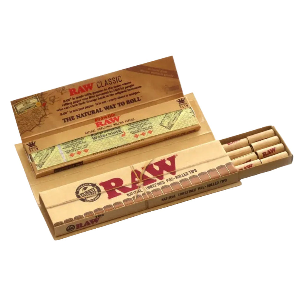 CONNOISSEUR 1 1/4 + TIPS PRE-ENROLADOS - RAW
