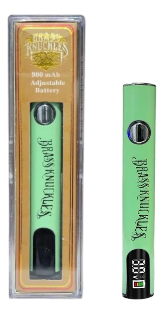 BATERIA BRASS KNUCKLES TIPO C - LED - VERDE