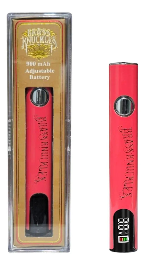 BATERIA BRASS KNUCKLES TIPO C - LED - ROJO