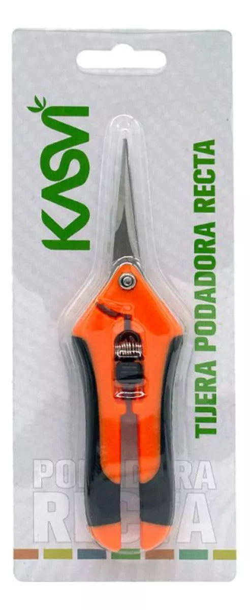 TIJERA PODADORA RECTA 17CM KASVI-1