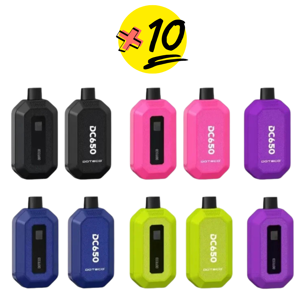 BATERIA DC650 PACK X10 COLORES SURTIDOS - DOTECO