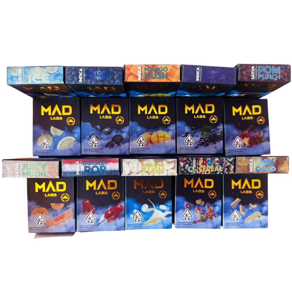 CARTRIDGE MAD LABS 0.8ML/ 10 RAZAS DISPONIBLES - VACÍO