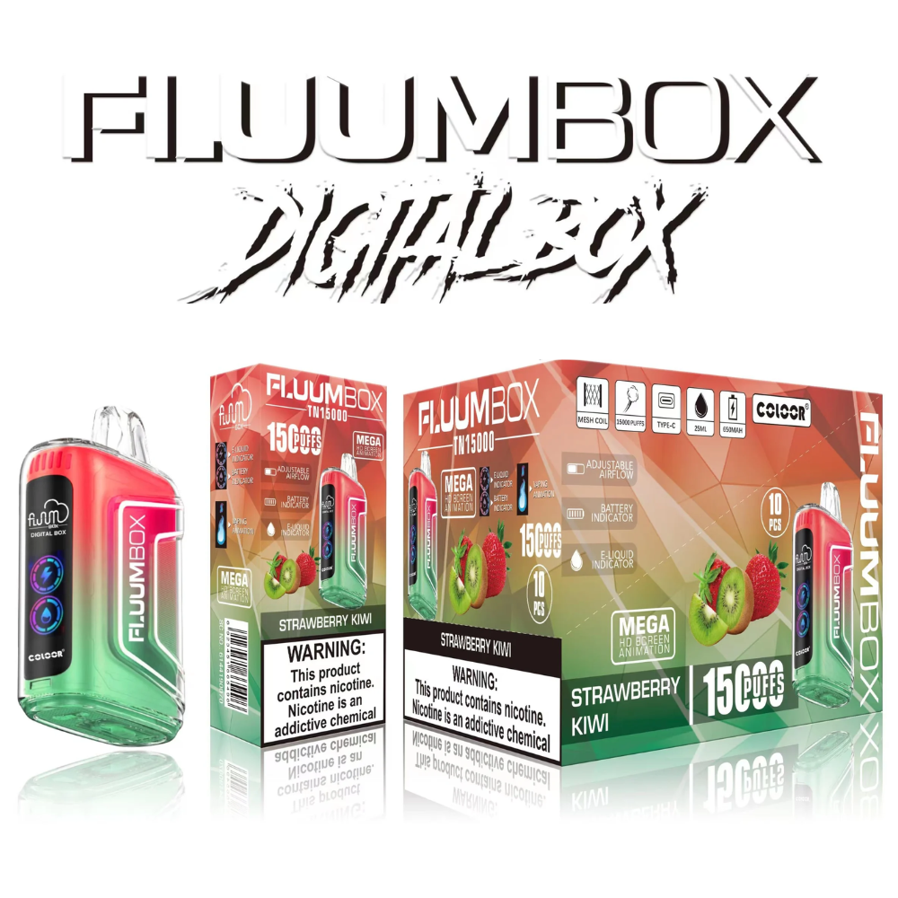 VAPORIZADOR DESECHABLE FLUUMBOX 15000 PUFFS STRAWBERRY KIWI-2