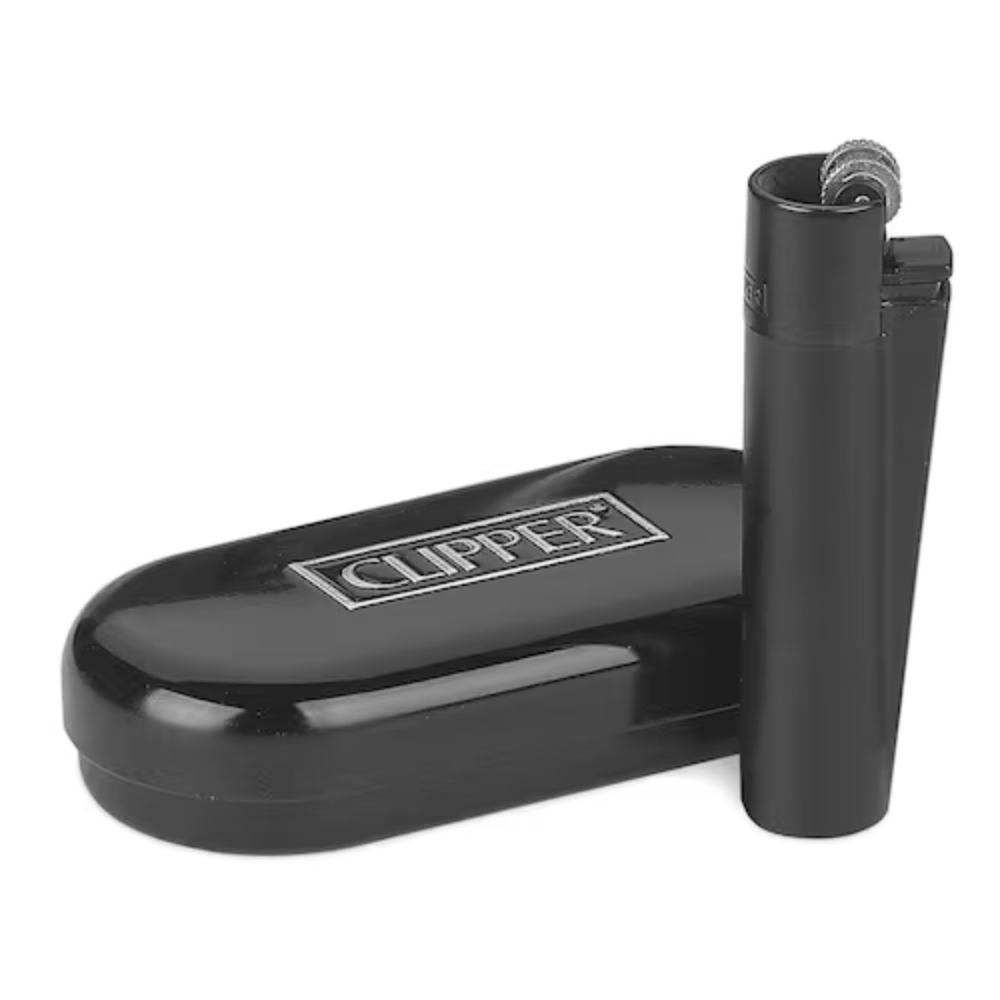ENCENDEDOR CLIPPER METALICO BLACK