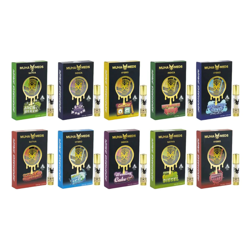 CARTRIDGE MUHA MEDS V4 0.8ML / 10 CEPAS - VACÍOS