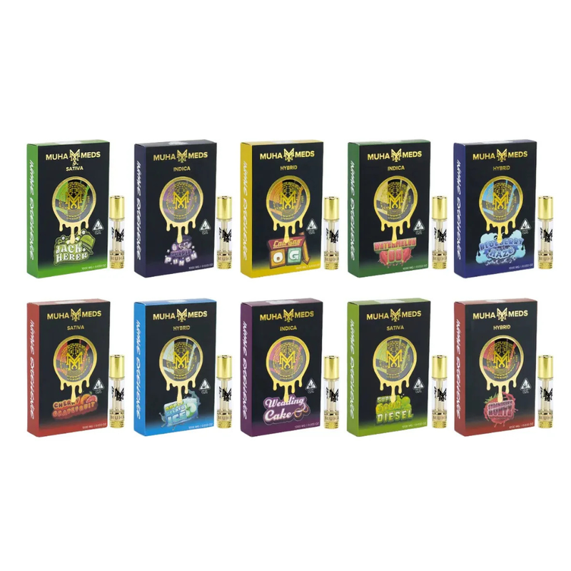 CARTRIDGE MUHA MEDS V4 0.8ML / 10 CEPAS - VACÍOS-1