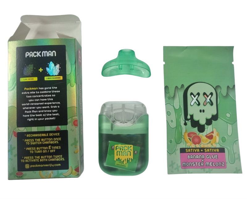 VAPE DESECHABLE PACKMAN DUAL 2ML (VACÍO) - PACKMAN-1