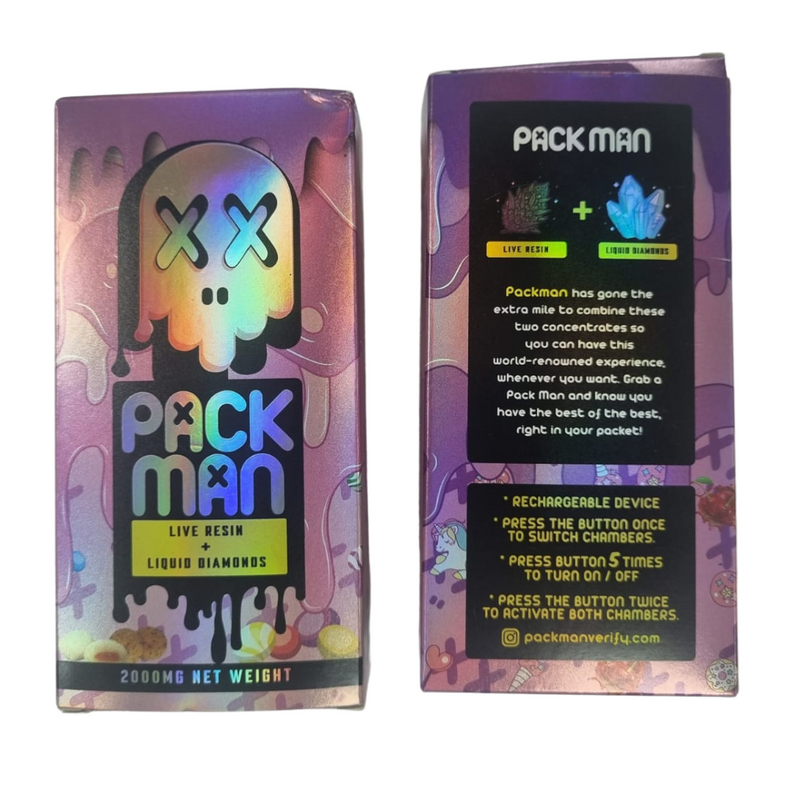 VAPE DESECHABLE PACKMAN DUAL 2ML (VACÍO) - PACKMAN-3