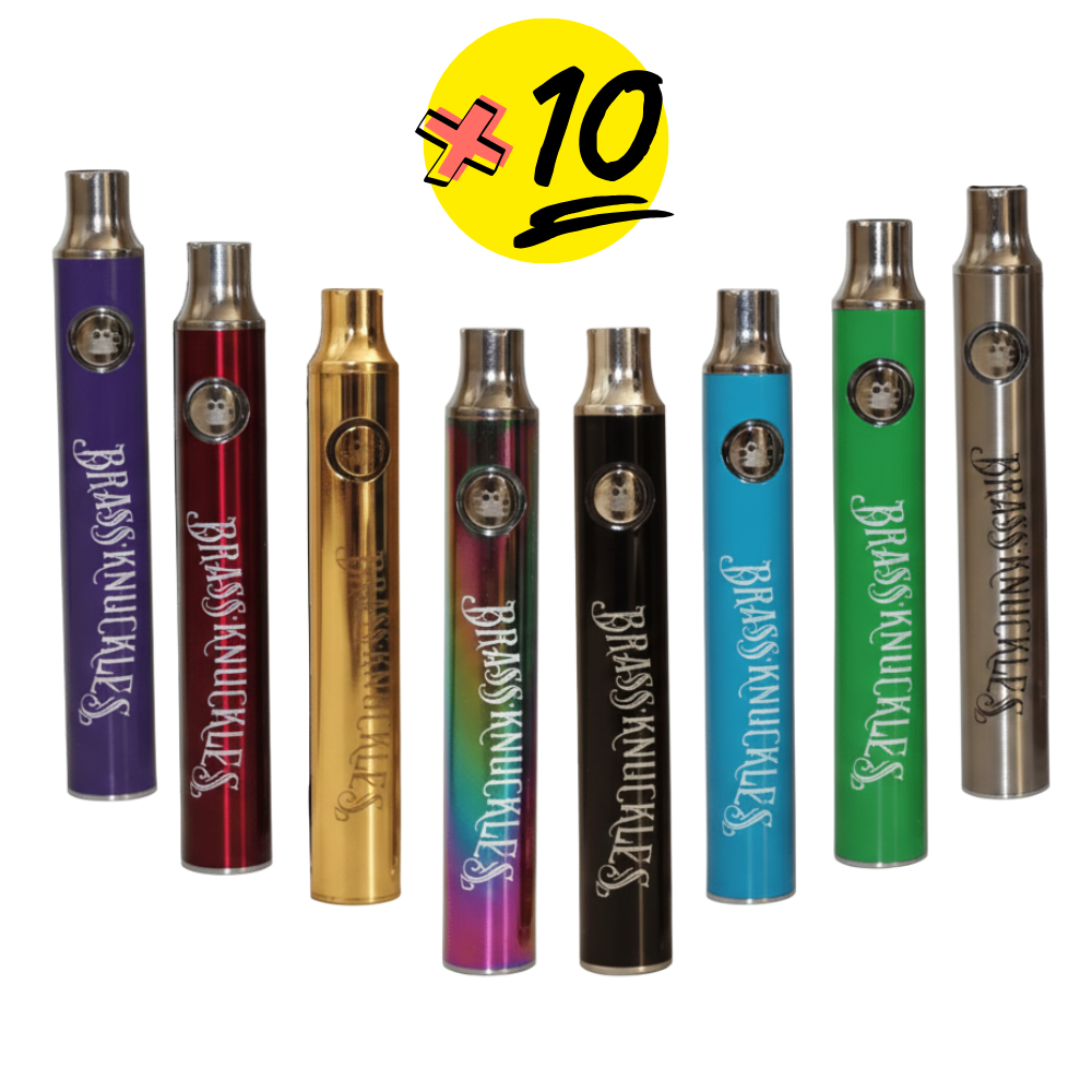 BATERIAS BASIC BRASS KNUCKLES PACK X10 COLORES SURTIDOS