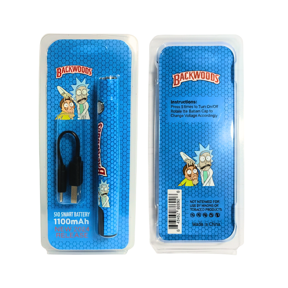BATERIA RICK Y MORTY AZUL 1100mAh - BACKWOODS