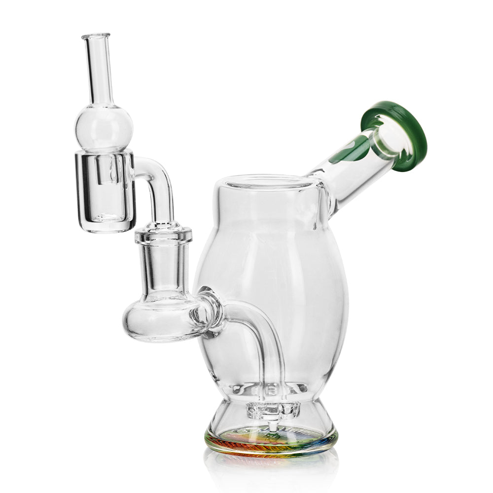 WAX SET – BUBBLE RIG + BANGER + CARB CAP GREEN CALVO-3