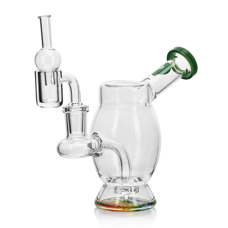 WAX SET – BUBBLE RIG + BANGER + CARB CAP GREEN CALVO-3