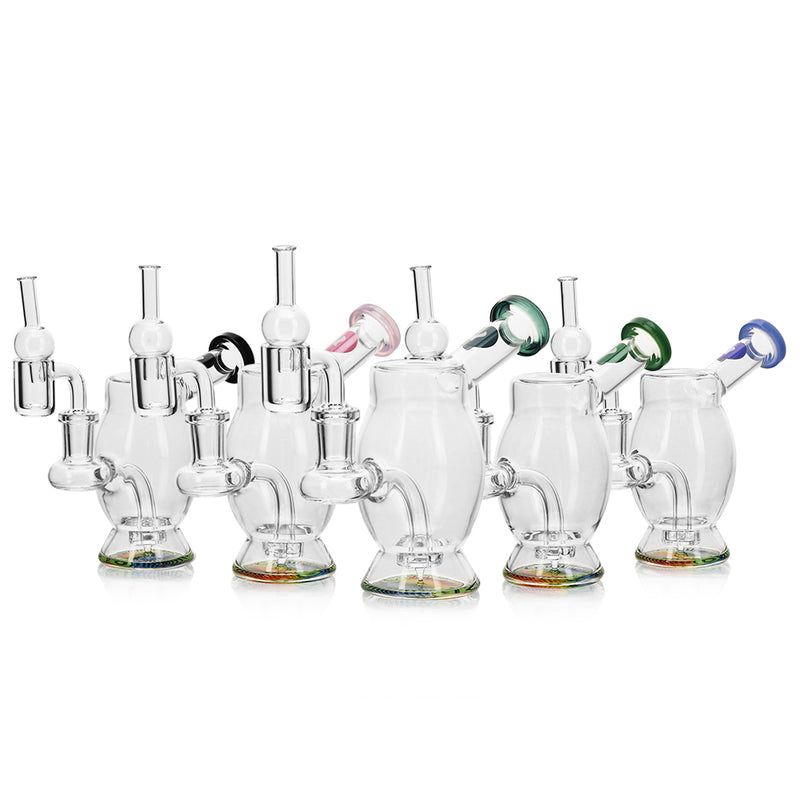 WAX SET – BUBBLE RIG + BANGER + CARB CAP GREEN CALVO-4
