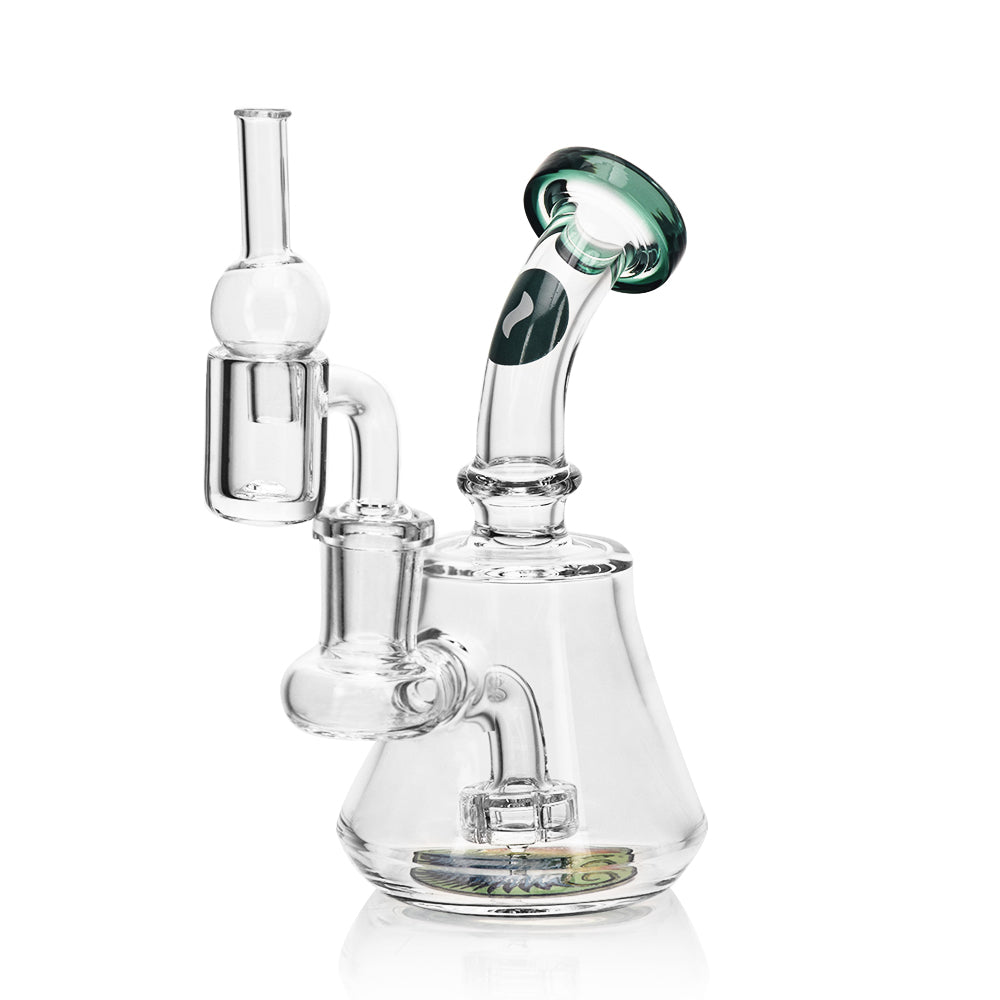 WAX SET – DAB RIG + BANGER + CARB CAP TEAL CALVO-1
