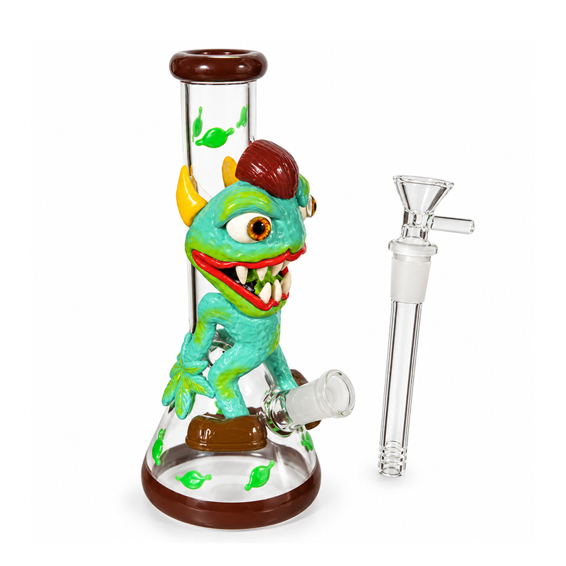 BONG MONSTRUO VERDE 25CM-2