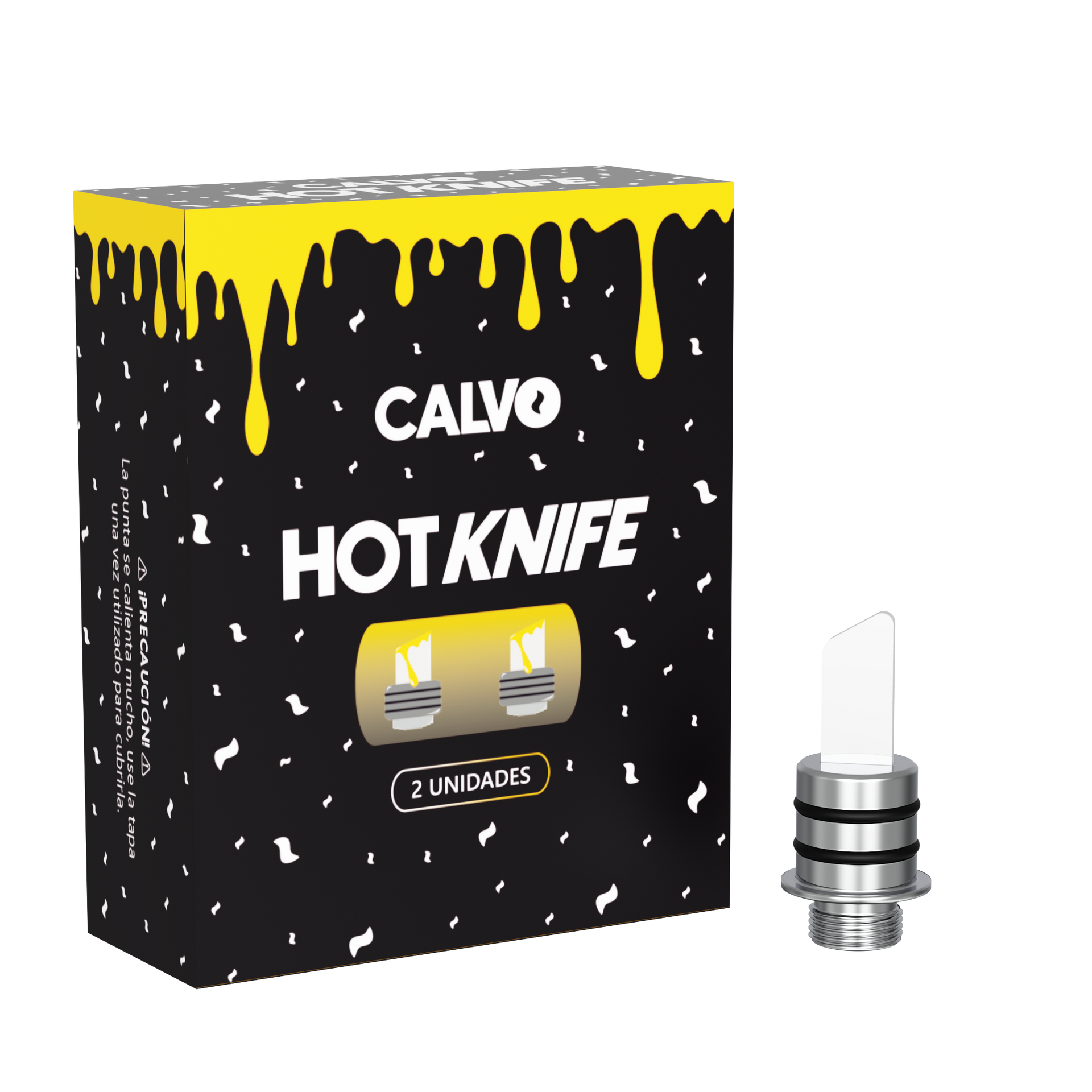 HOT KNIFE CALVO GLASS 2 UNIDADES