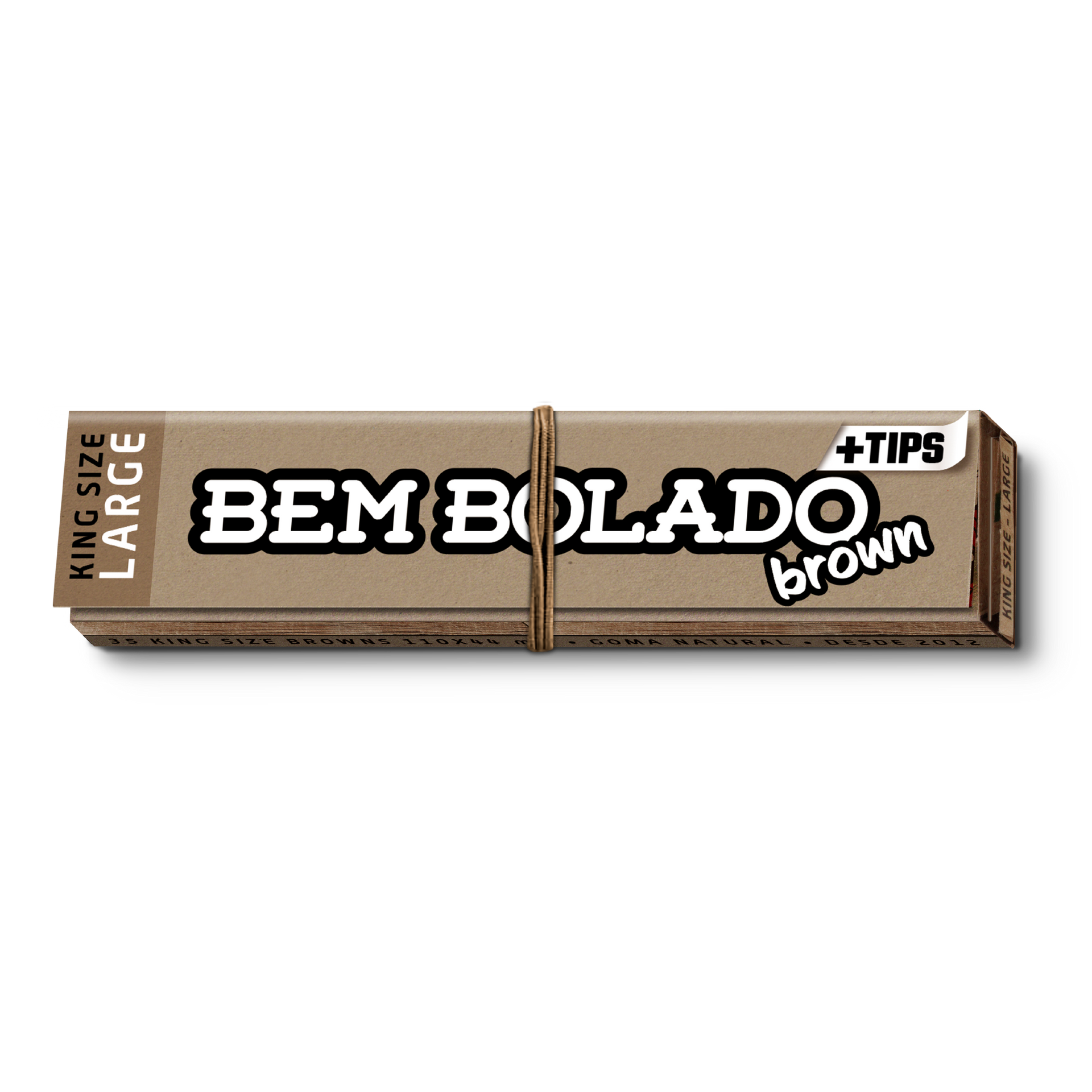 PAPELILLO KING SIZE LARGE + FILTRO BEM BOLADO BROWN