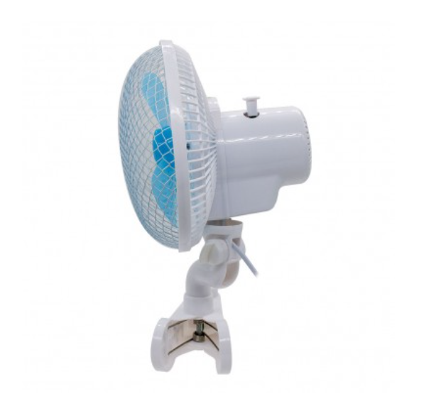 VENTILADOR CLIP FAN PINZA OSCILANTE 22CM 20W-KASVI