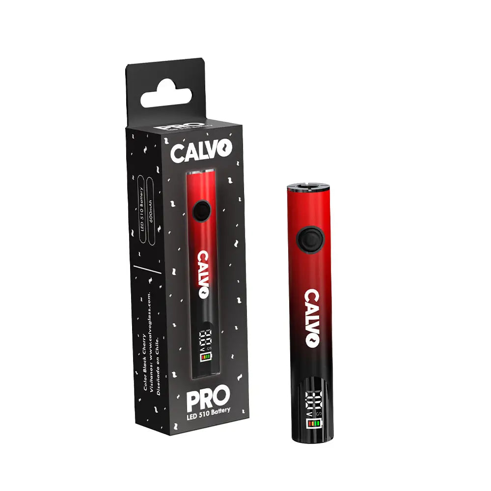 BATERIA 510 LED PRO COLOR RED BLACK - CALVO