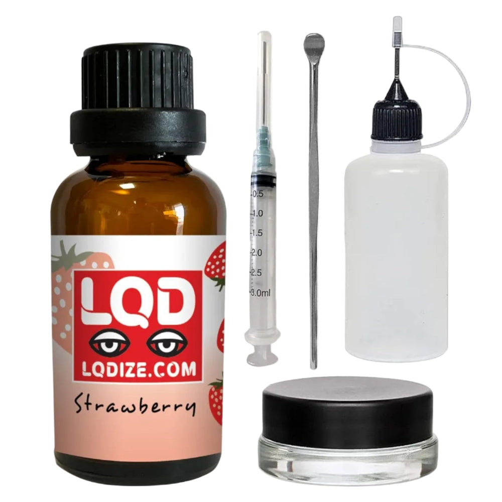 LQDIZE WAX 30ML STRAWBERRY KIT COMPLETO