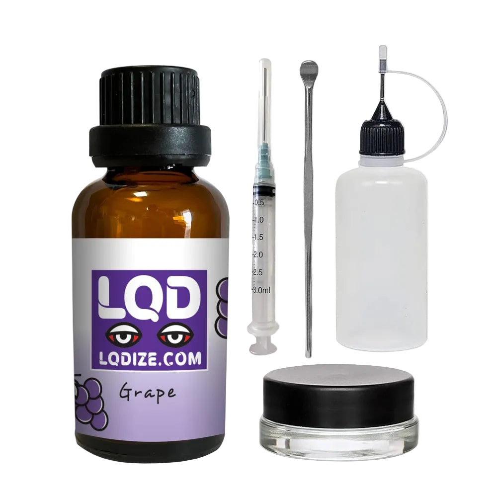 LQDIZE WAX 30ML GRAPE KIT COMPLETO