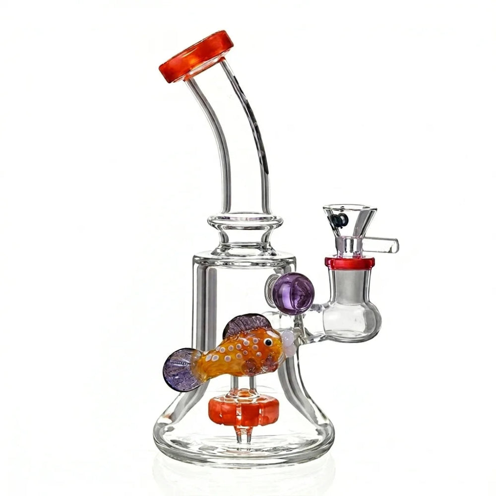 BONG AQUA RIG RED 19cm - CALVO