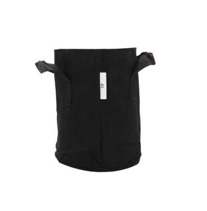 MACETA TEXTIL NEGRA 4L KASVI-1