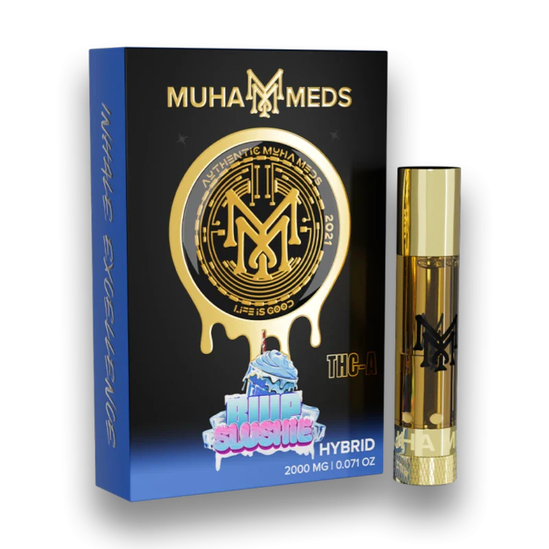 CARTRIDGE MUHA MEDS 0.8ML BLUE SUSHIE