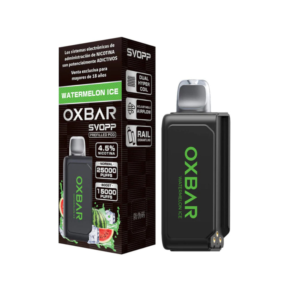 CARTUCHO SABOR WATERMELON ICE 25K PUFFS -  OXBAR SVOPP