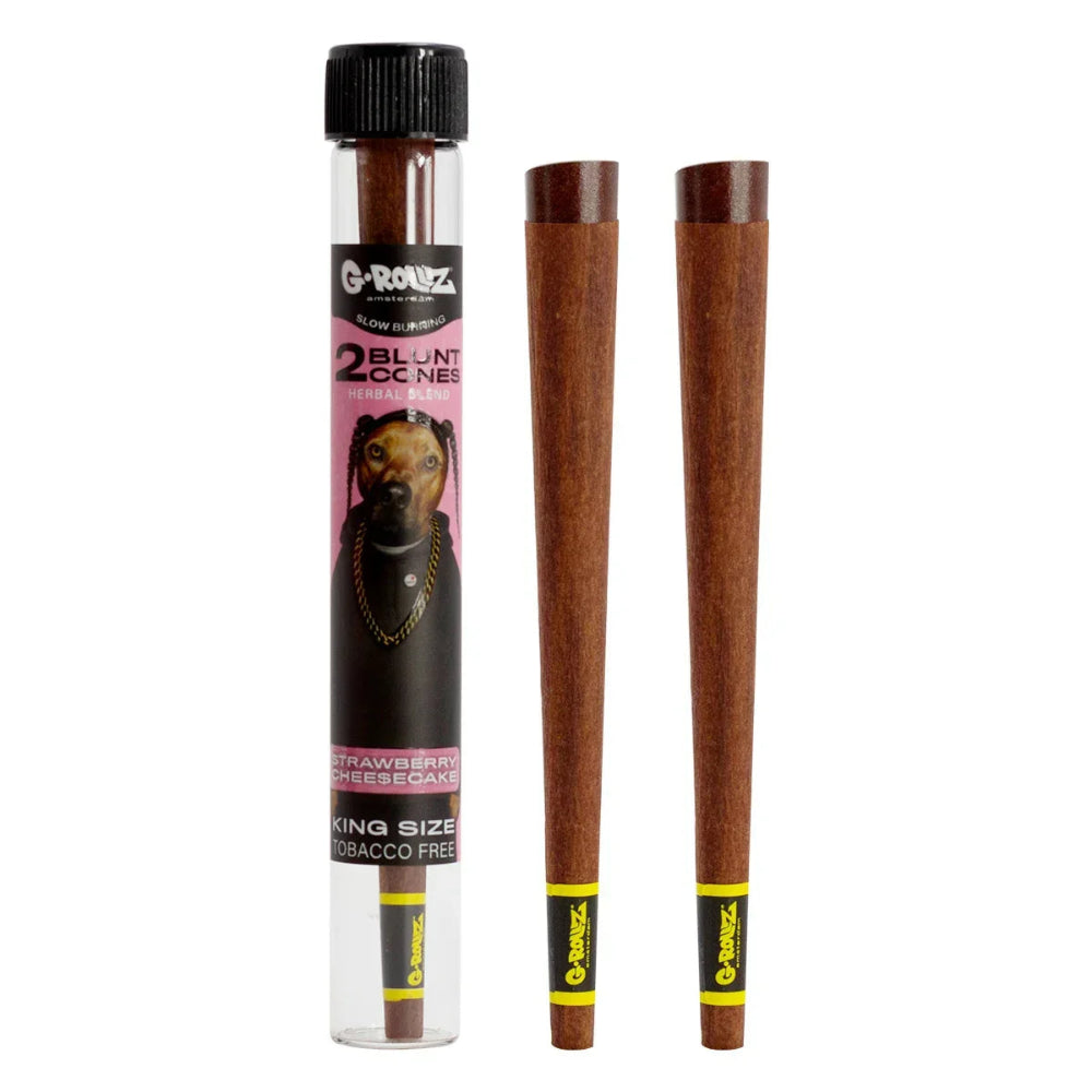 TUBO HERBAL BLUNTS X2 STRAWBERRY CHEESECAKE G-ROLLZ