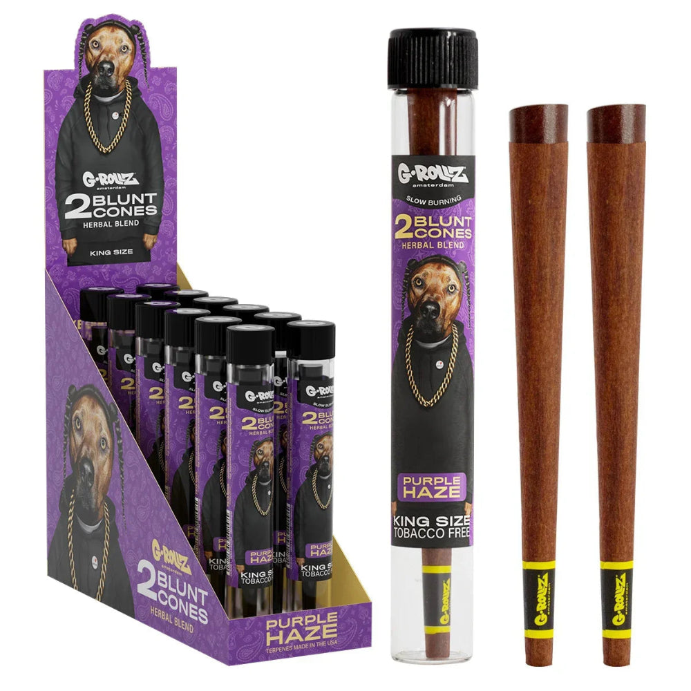 TUBO HERBAL BLUNTS X2 PURPLE HAZE G-ROLLZ