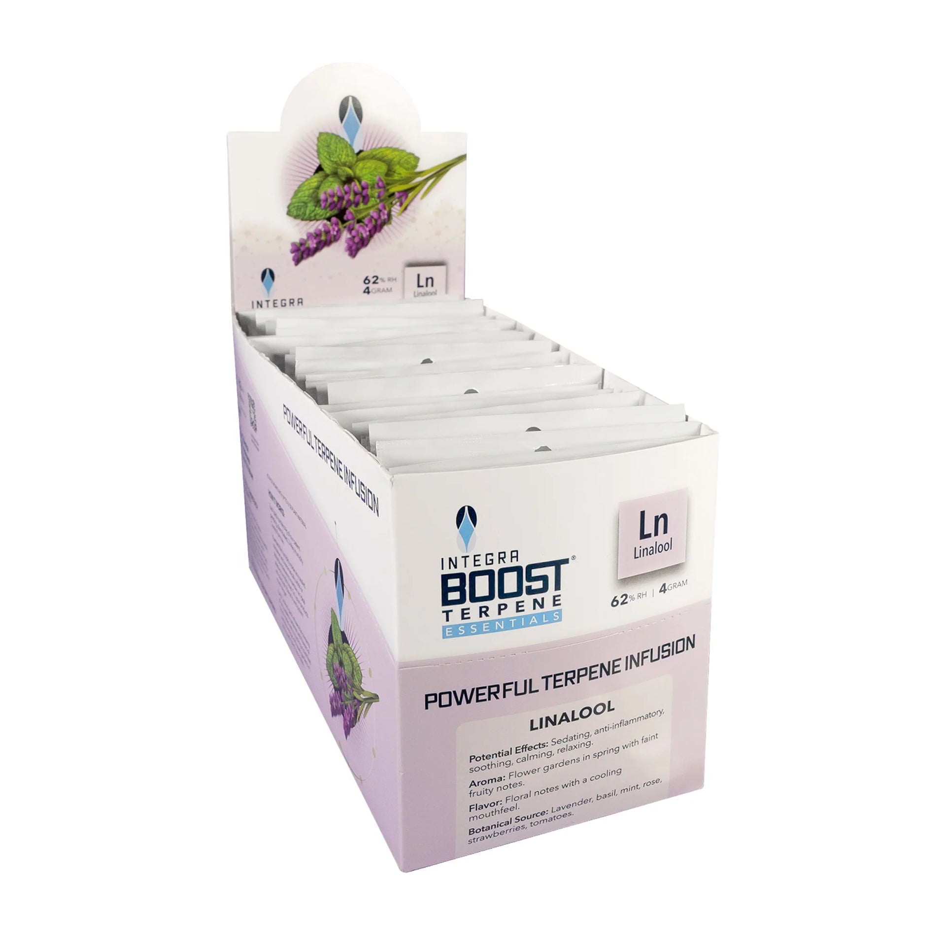 REGULADOR DE HUMEDAD CON TERPENO LINALOOL 4G 62% INTEGRA BOOST