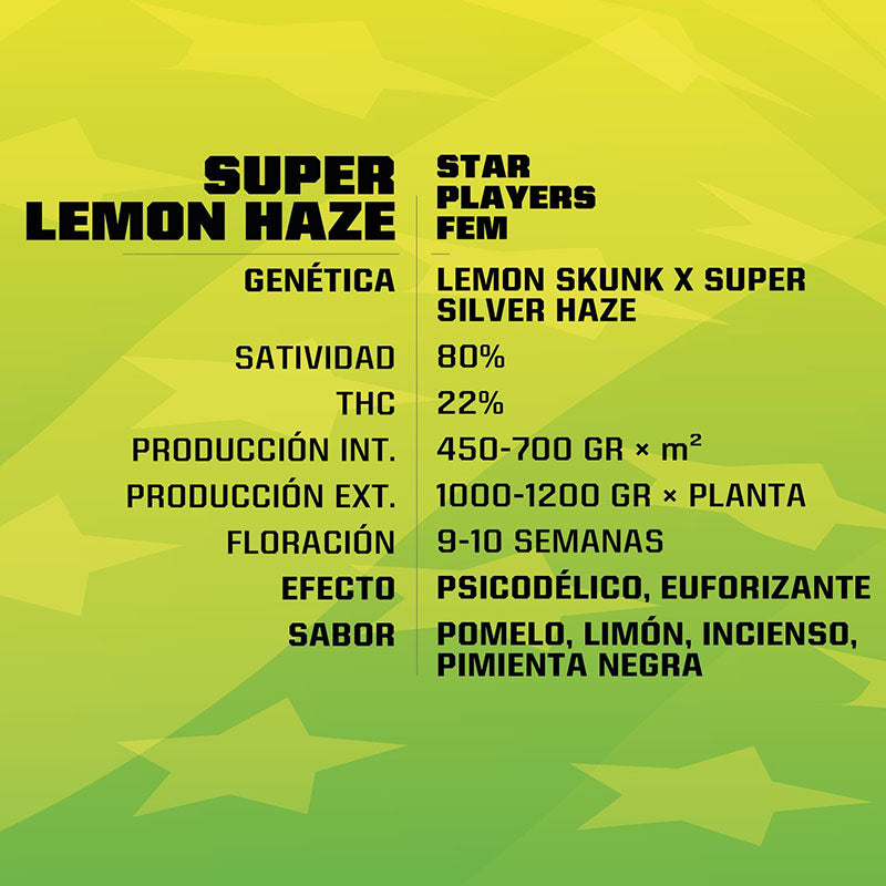 SUPER LEMON HAZE FEM X12 BSF SEEDS