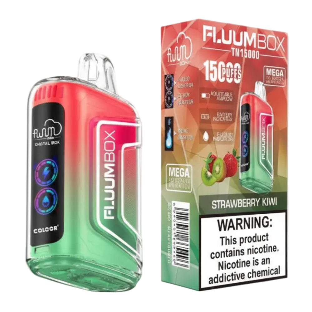 VAPORIZADOR DESECHABLE FLUUMBOX 15000 PUFFS STRAWBERRY KIWI-1