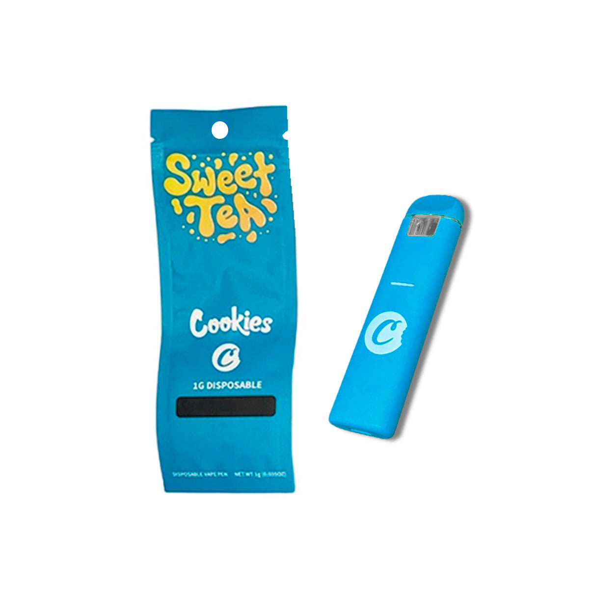 COOKIES VAPE DESECHABLE 1G SWEET TEA (VACIO)-1