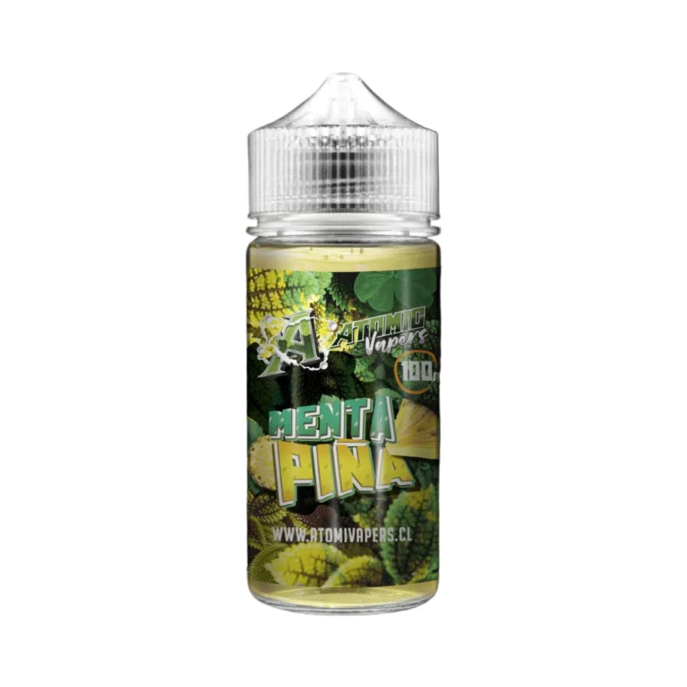 E-LIQUID MENTA PIÑA 6MG / 100ML - ATOMIC