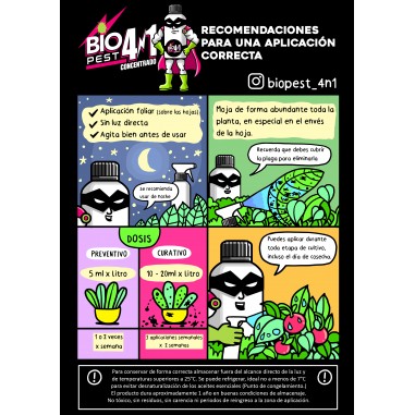 ANTIPLAGA CONCENTRADO 4 EN 1 500CC BIOPEST