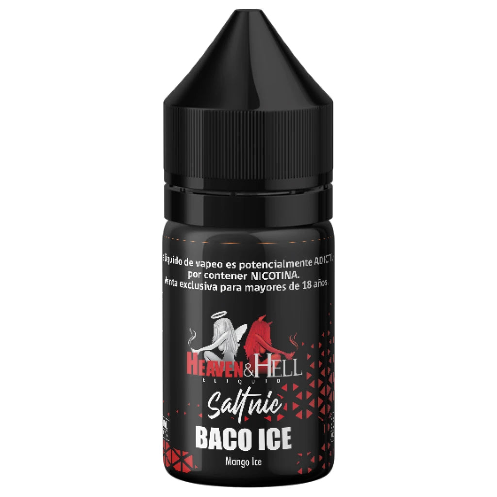 LIQUIDO HEAVEN Y HELL BACO ICE SALT TOBACO CARAMELO 30ML 25MG-1