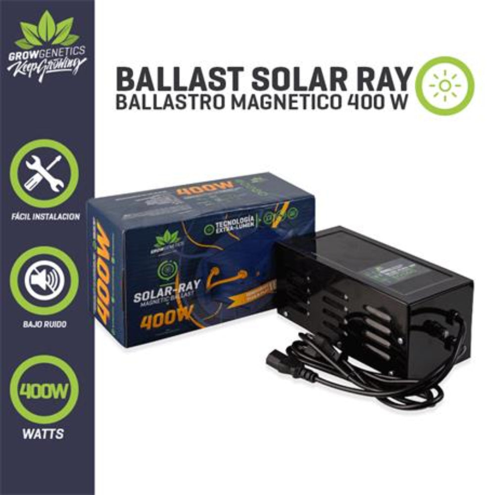 BALASTRO 400W MAGNETICO SOLAR RAY - GROW GENETICS