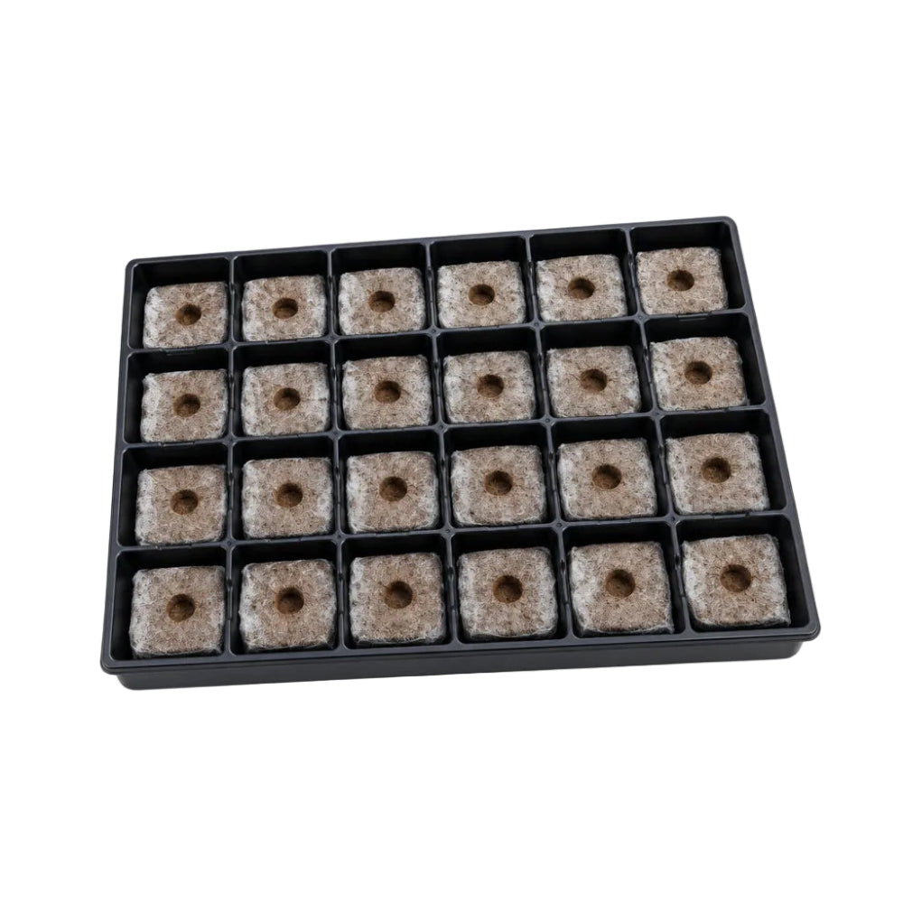 BANDEJA GROWBLOCK JIFFY 80X80X65MM 24 ALVEOLOS-1