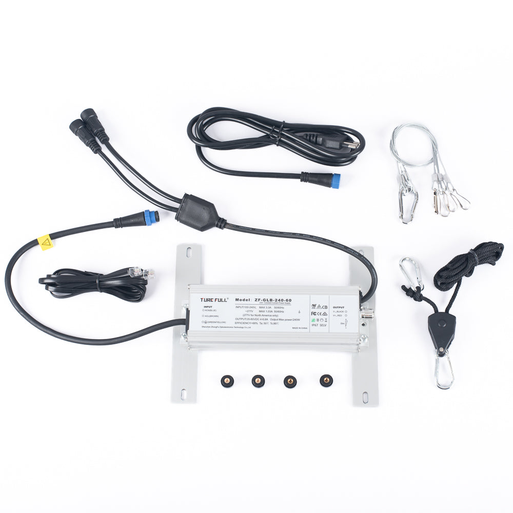 LED BARRAS 240W FULL SPECTRUM ABATIBLE DIMEABLE GROWERS TECHNOLOGY