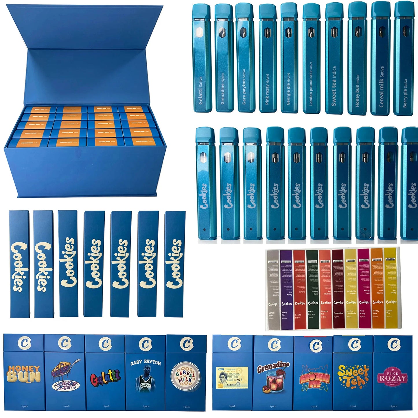 VAPE DESECHABLE (VACÍO) COOKIES V2 de 1ML - COOKIES