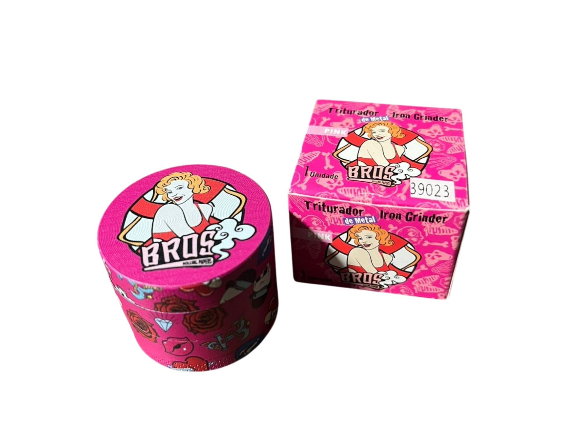 MOLEDOR 4 PIEZAS 40MM PINK BROS ROLLING PAPERS-1