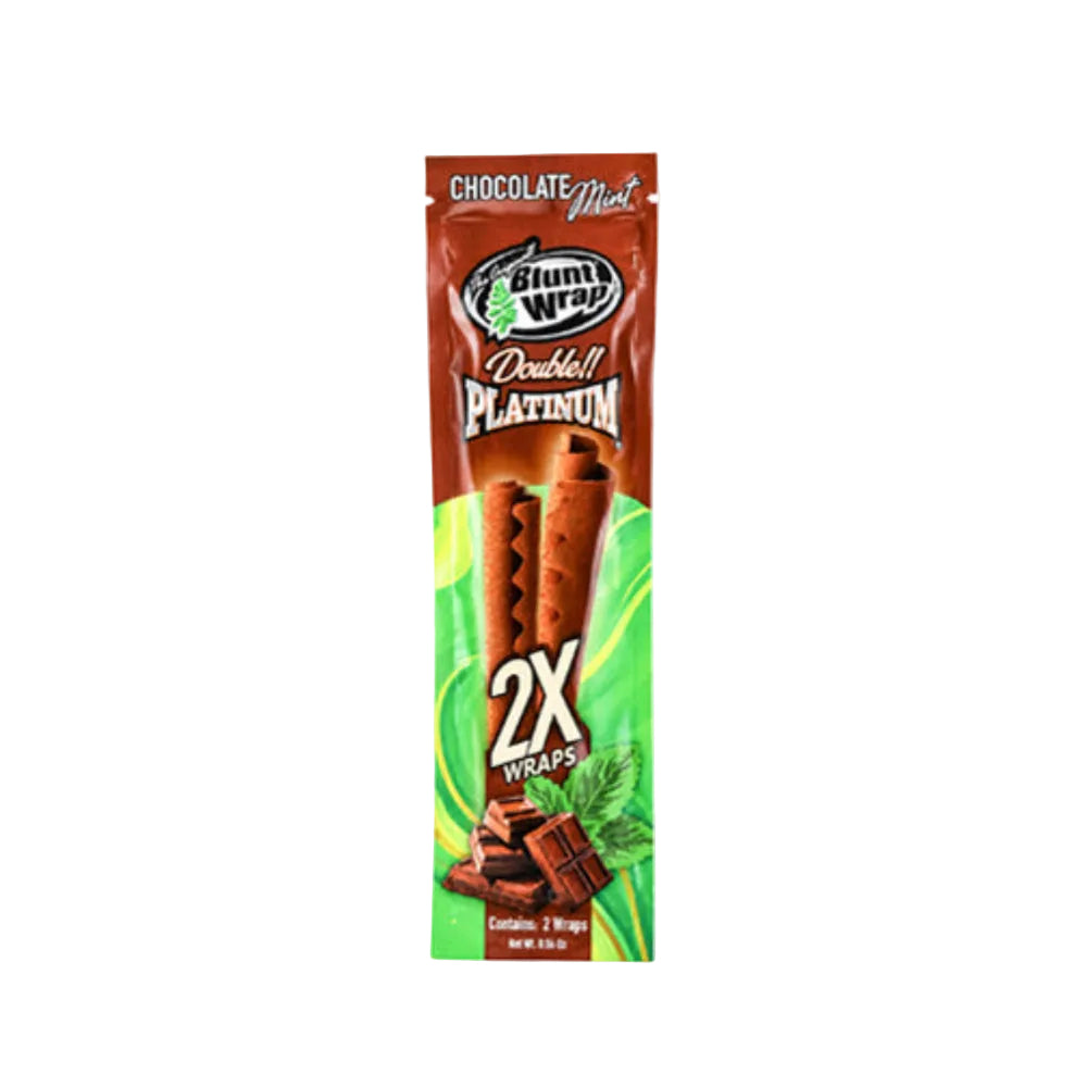 BLUNT WRAP PLATINUM X2 CHOCOLATE MENTA - BLUNT WRAP