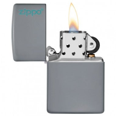 ENCENDEDOR CLASSIC FLAT GREY LOGO-ZIPPO-3