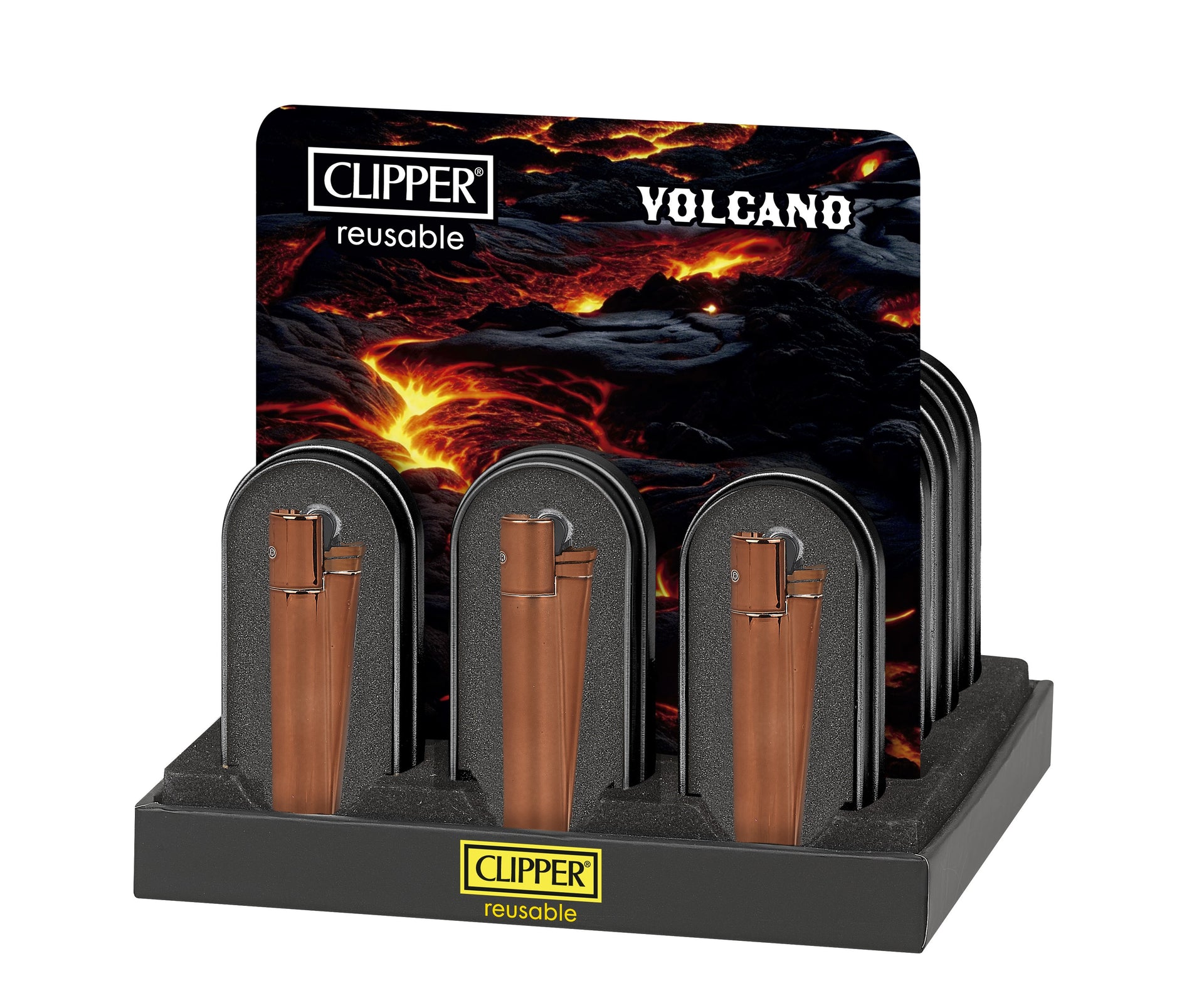 ENCENDEDOR METALICO VOLCANO - CLIPPER